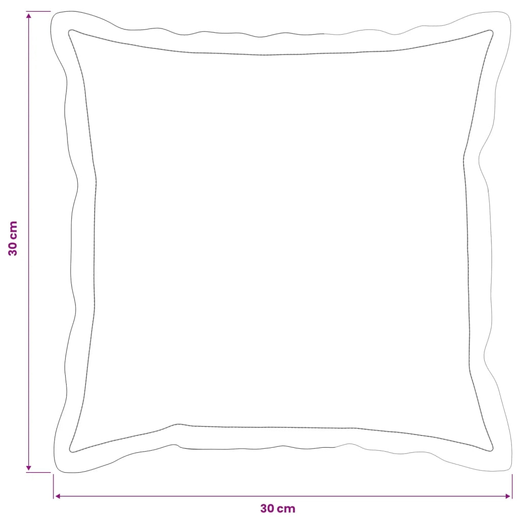 Federa 2 pcs HOUTEN Rosso 30 x 30 cm Poliestere 915921