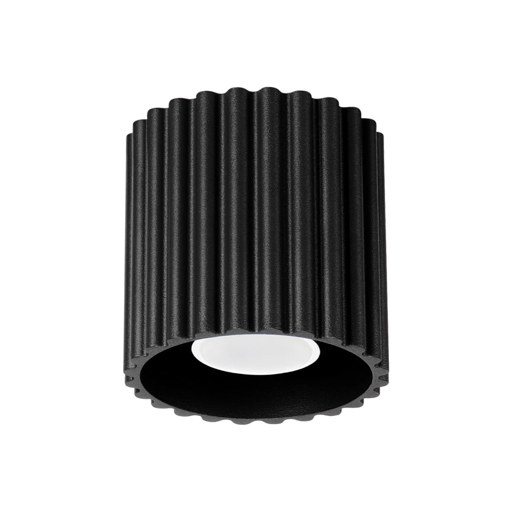 Lampada da soffitto AURA 1 nero GU10