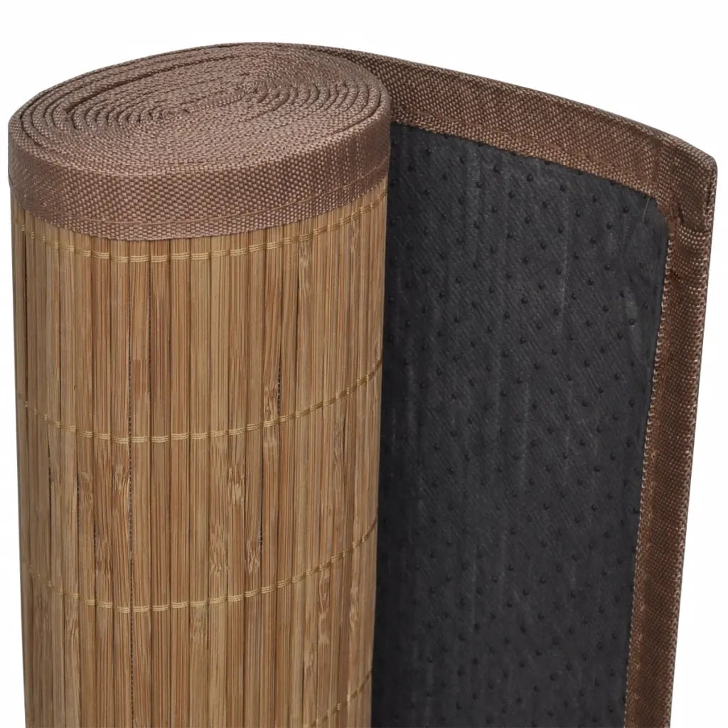 Tappeto in BambÃ¹ Marrone Rettangolare 150 x 200 cm cod mxl 73207