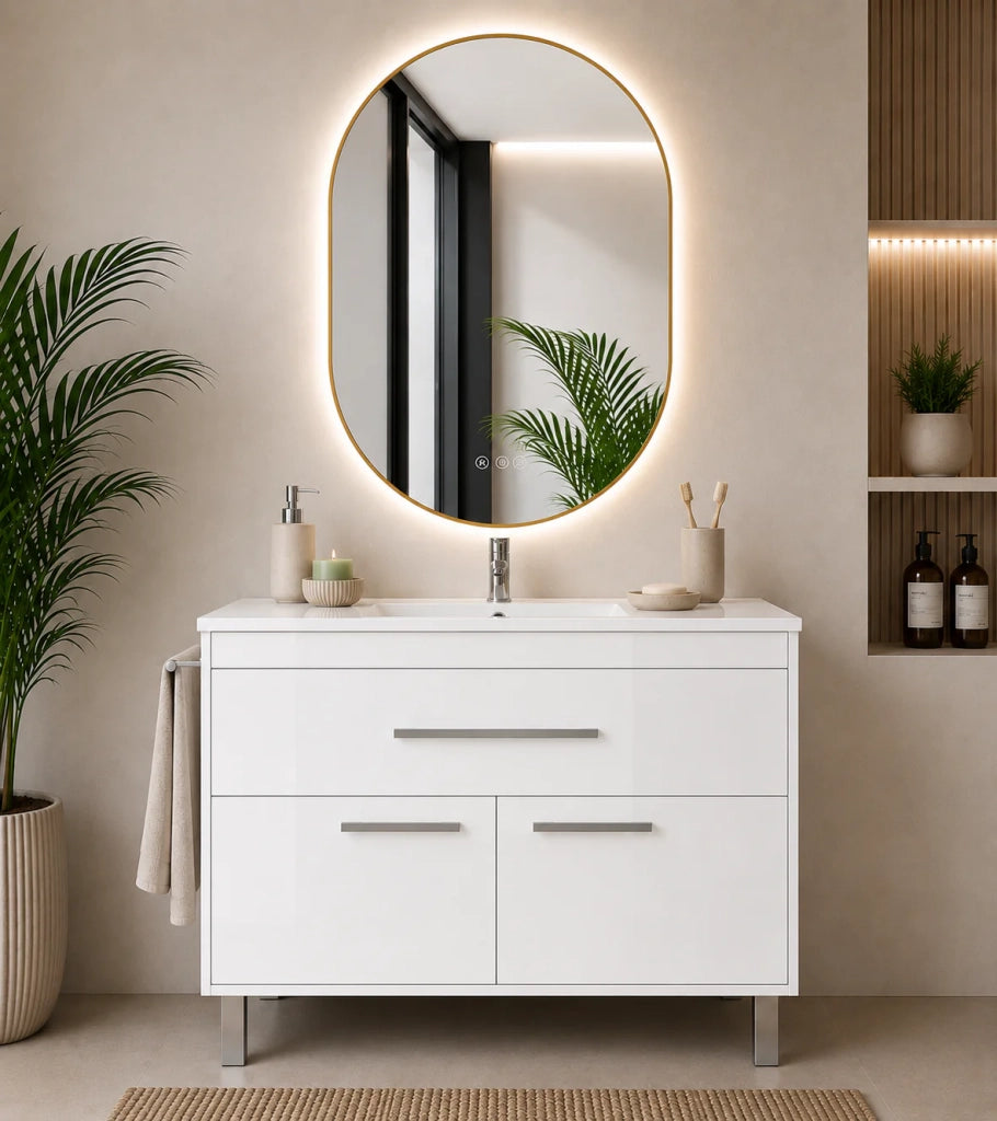 Mobile bagno con lavabo ORIGENBATH BAHIA senza specchio 60x35 cm bianco
