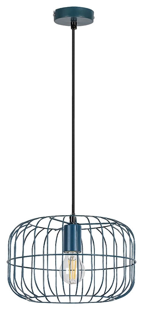 Lampada sospensione industriale Rabalux Xenia blu E27