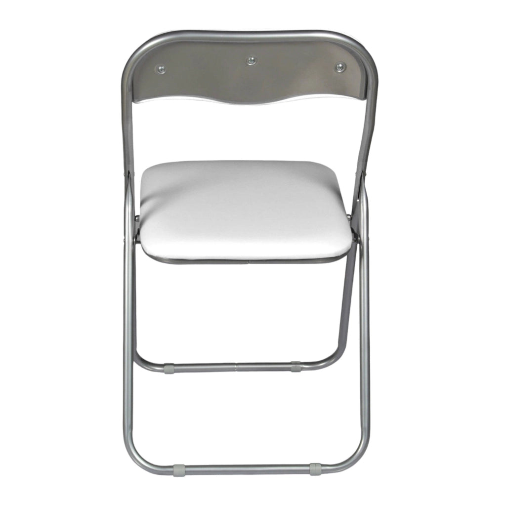 Sedia Antenore, colore bianco, Misure 43 x 47 x 78 cm