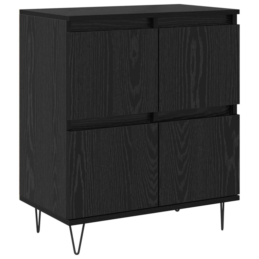 Credenza Rovere Nero 60 x 35 x 70 cm 879497
