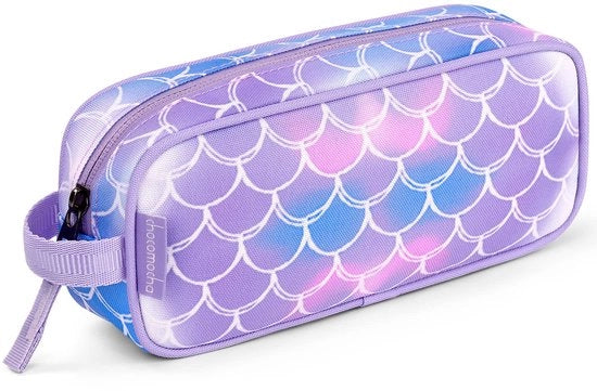 Etui per bambini con tema Choco Mocha, colore blu scuro-violaceo