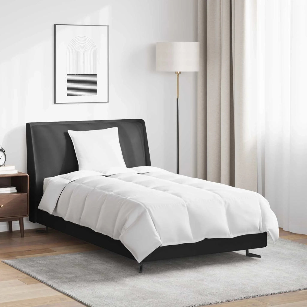 Piumone | Duvet Invernale con cuscino 2 pz Bianco Piuma d'anatra