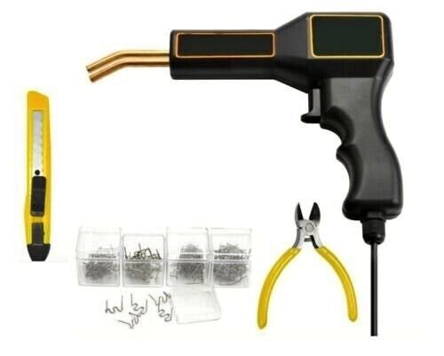 SALDATRICE PLASTICA CALDA PARAURTI 50W RIPARAZIONE AUTO CON GRAFFETTE