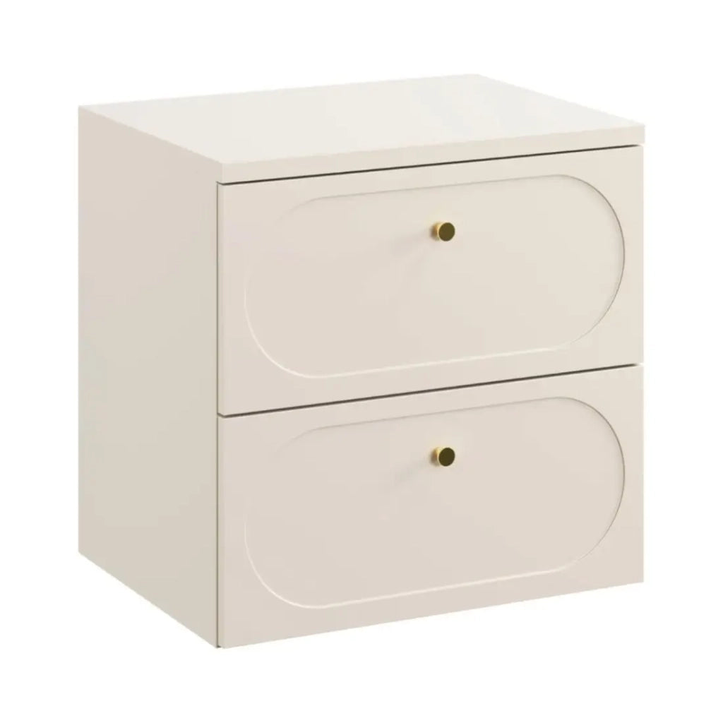 Set da bagno TORNADO beige: mobile sottolavabo 60cm + piano per lavabo
