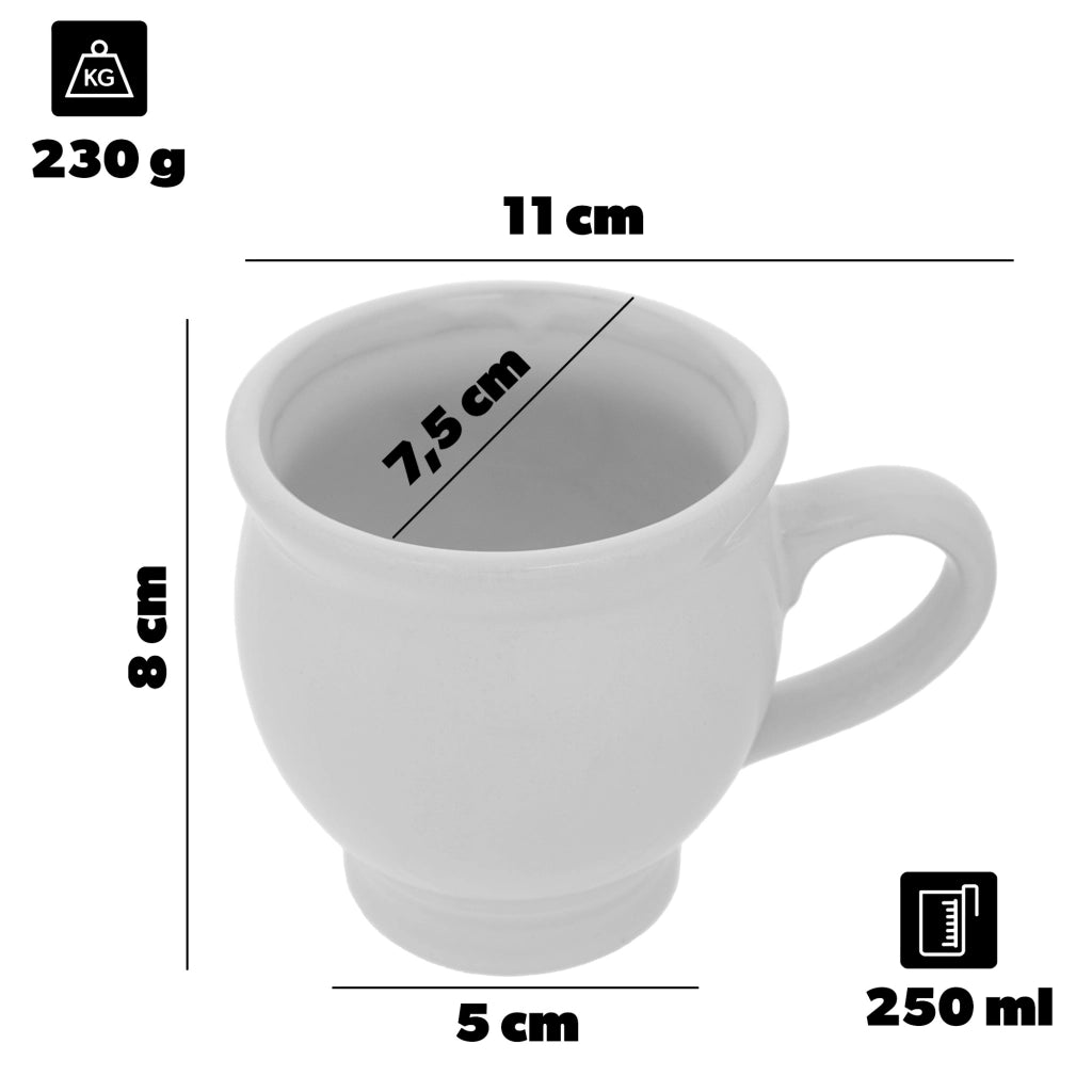 Tazza da vin brulé KADAX 250 ml in gres. Tazza in gres per vin brulé.