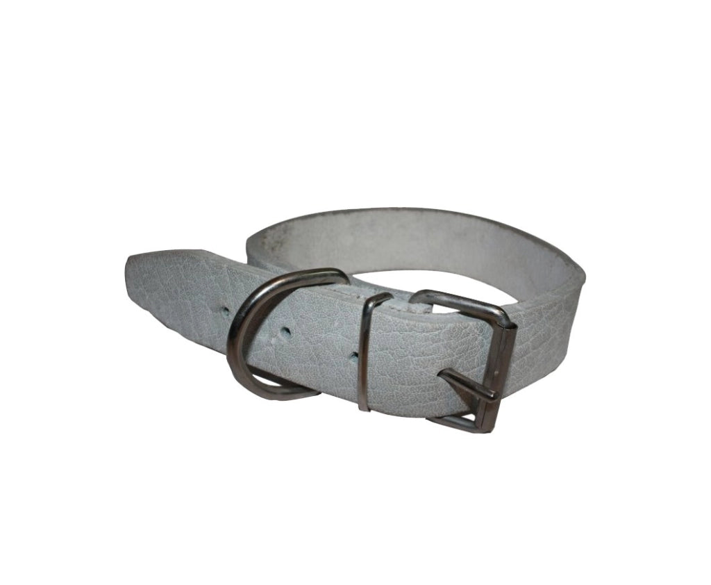 COLLARE PER CANI BUFALO GRIGIO 25x510 mm