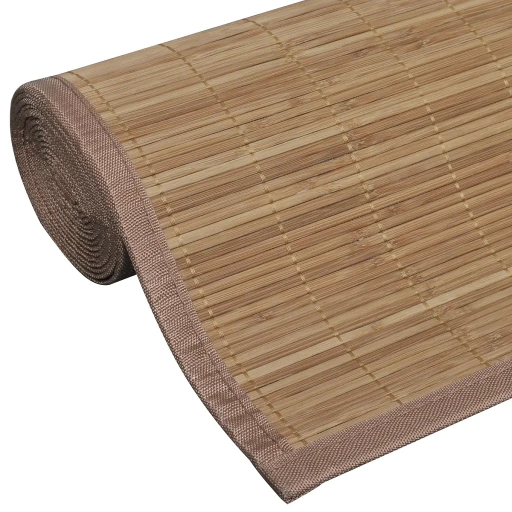 Tappeto in BambÃ¹ Marrone Rettangolare 150 x 200 cm cod mxl 73207