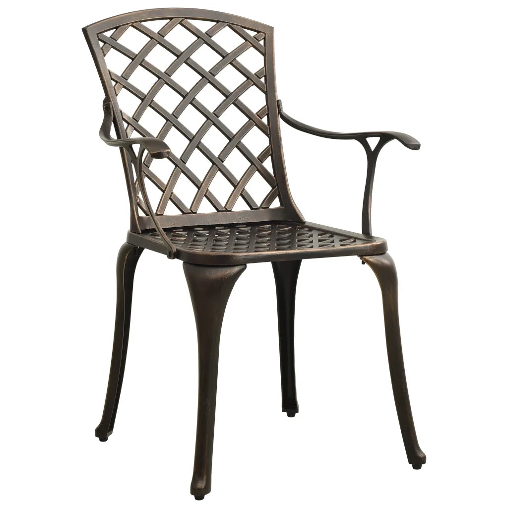Set da Bistrot 3 pz in Alluminio Pressofuso Bronzo 3070586