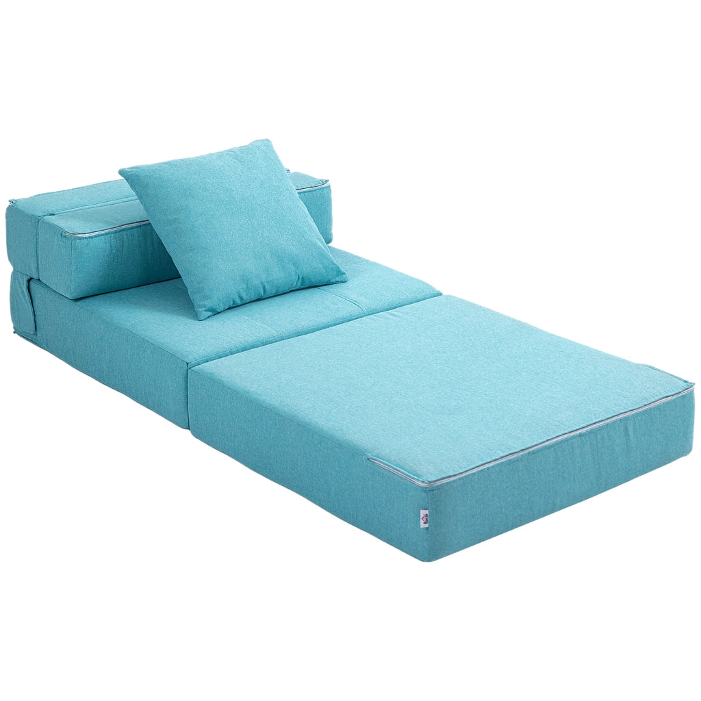 Poltrona letto ¨C Minimal ¨C tessuto blu