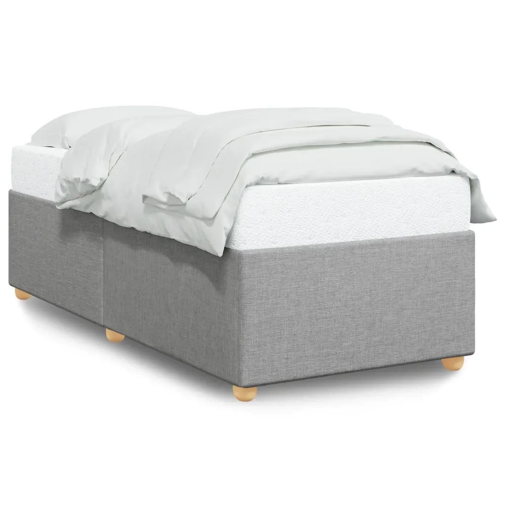 Giroletto senza Materasso Grigio Chiaro 80x200 cm Tessuto 3284687