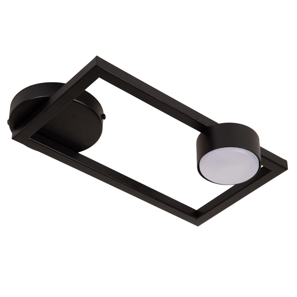 Plafoniera rettangolare nera 1xGX53 12W Frame Sigma