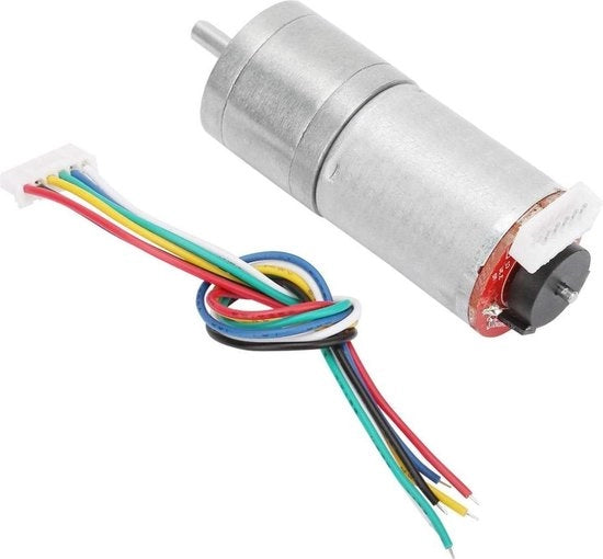 Motore riduttore 12V con codice encoder - riduttore di velocità per auto RC DIY - RPM 100