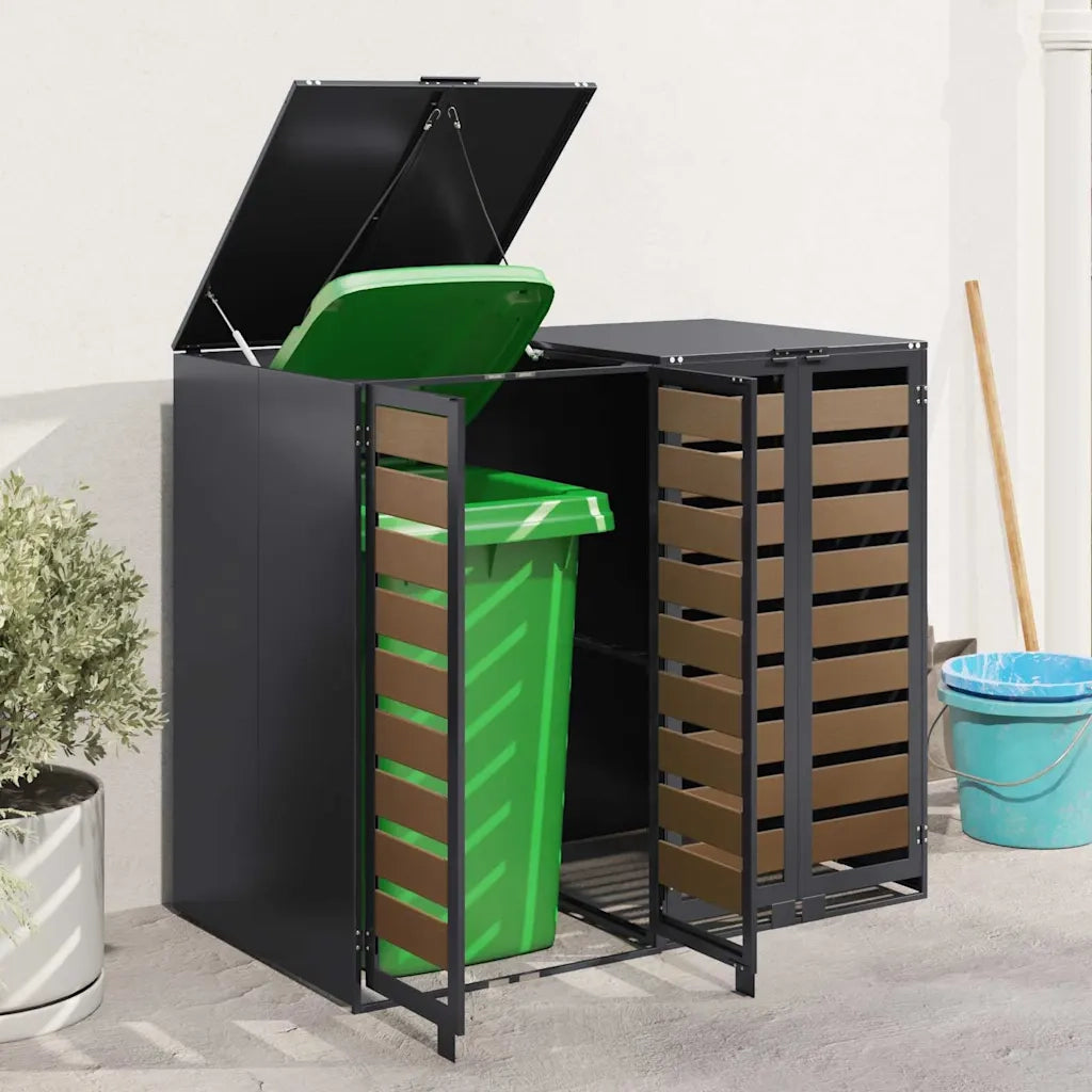 Contenitore per Rifiuti per 3 Bidoni 340 x 77.5 x 115.5 cm 3394768
