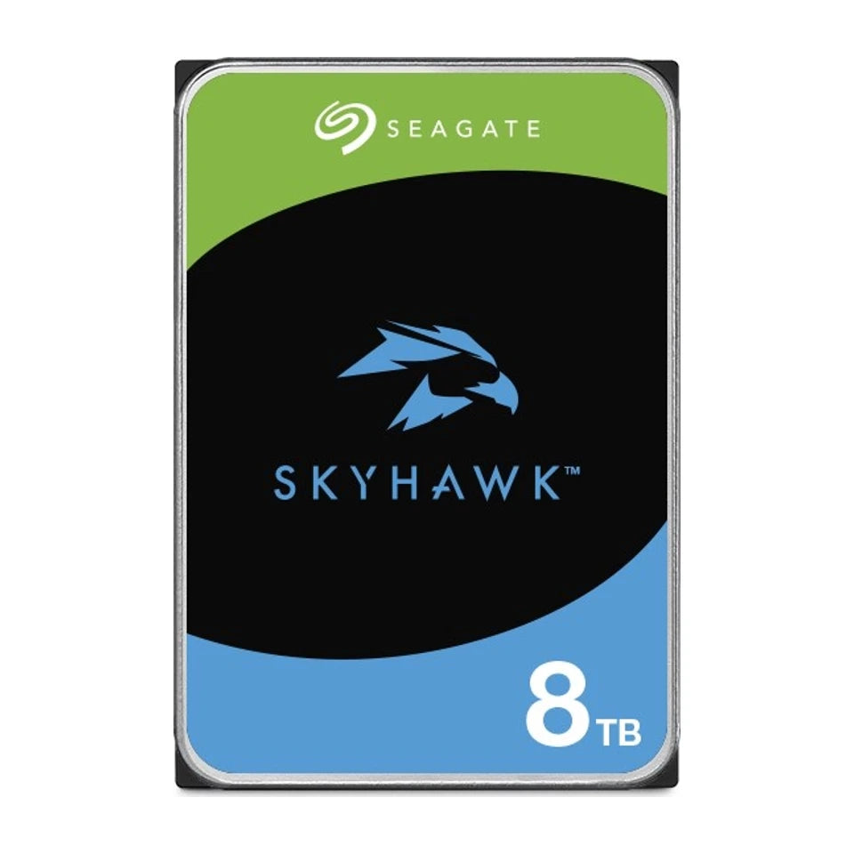 Seagate SkyHawk - Hard disk interno da 8 TB, 256 MB, 3.5" SATA III (ST8000VX010)