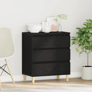 Credenza Rovere Nero 60 x 35 x 70 cm Legno multistrato 862595