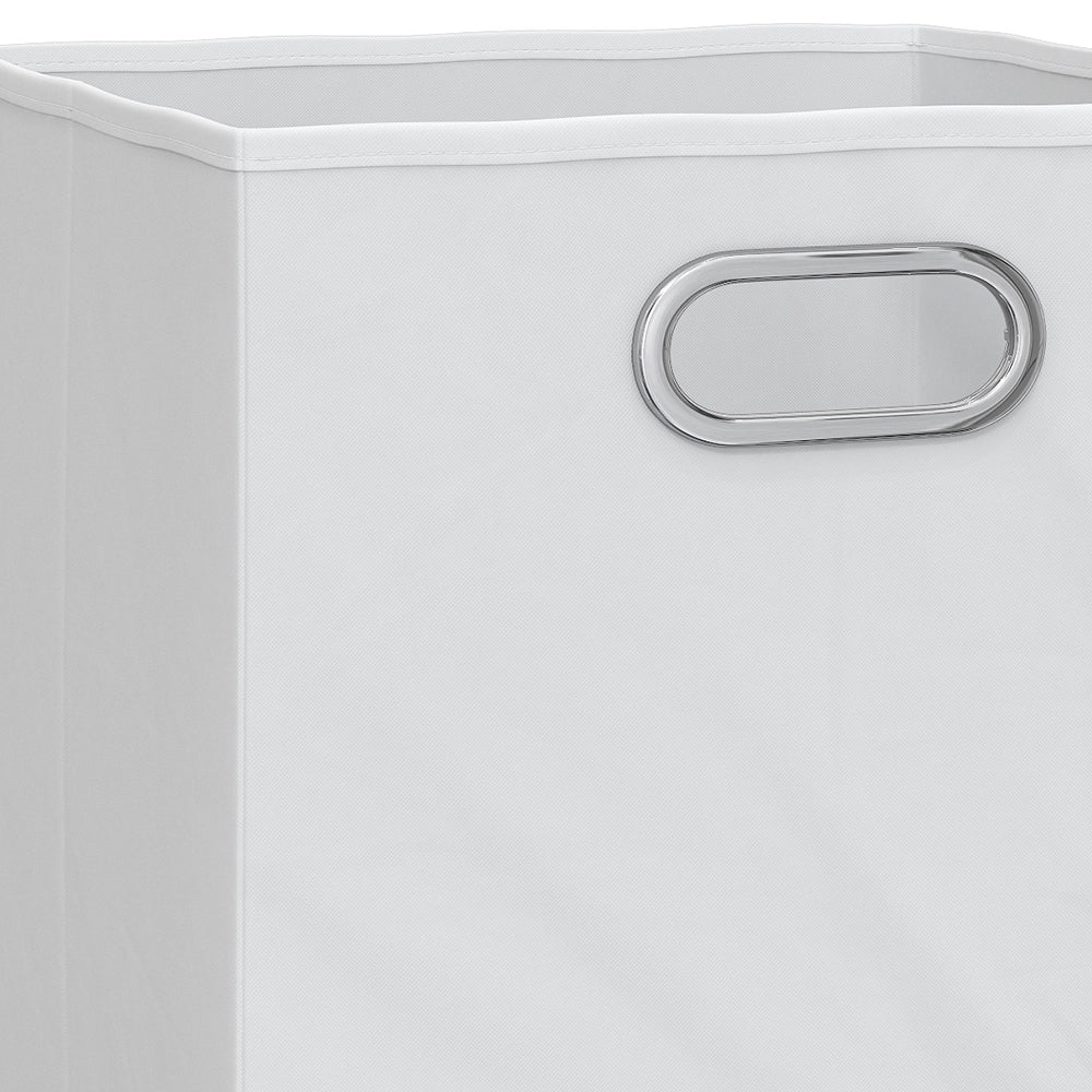 Vicco Scatola pieghevole Bianco 30 x 30 cm Set di 4