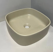 LAVABO QUADRATO FORIU' SABBIA MATT APP. 40X40 FO03