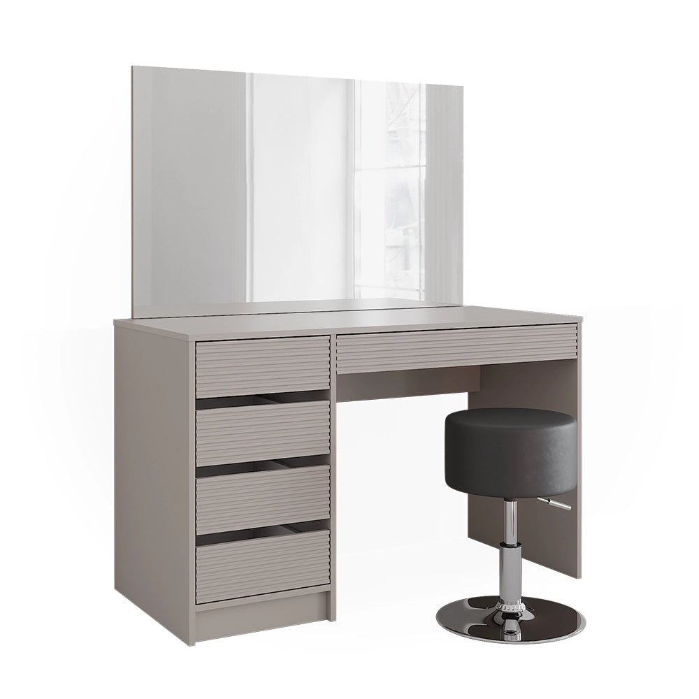 Vicco Tavolino da toilette Cachemire 120 cm con specchio e sgabello
