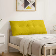 Cuscino per Schiena Giallo 120 x 50 cm Tessuto in Cords 42014811