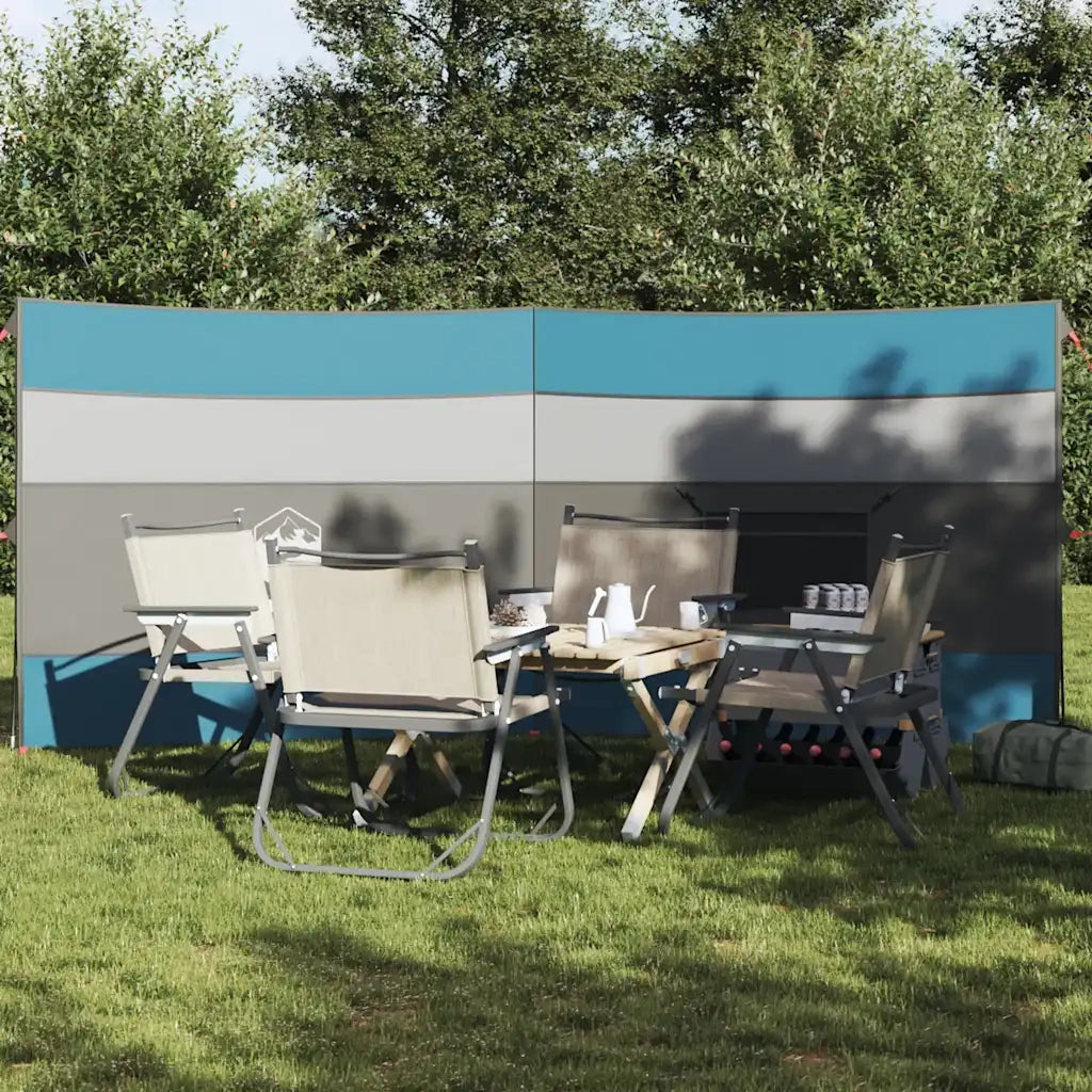 Frangivento da Campeggio Blu 340x130 cm Impermeabile CFW7140239