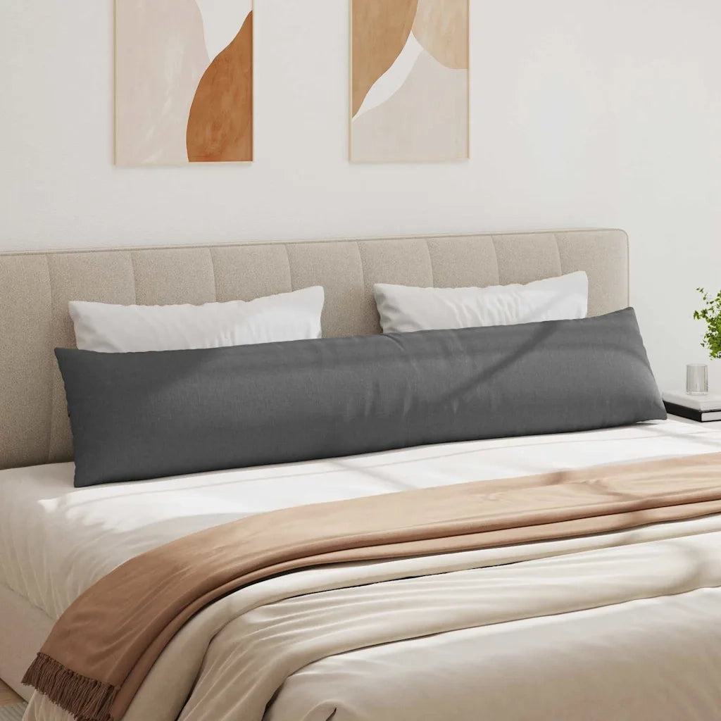 Cuscini da Divano 2 pcs Grigio scuro 200 x 40 cm Tessuto 42013869
