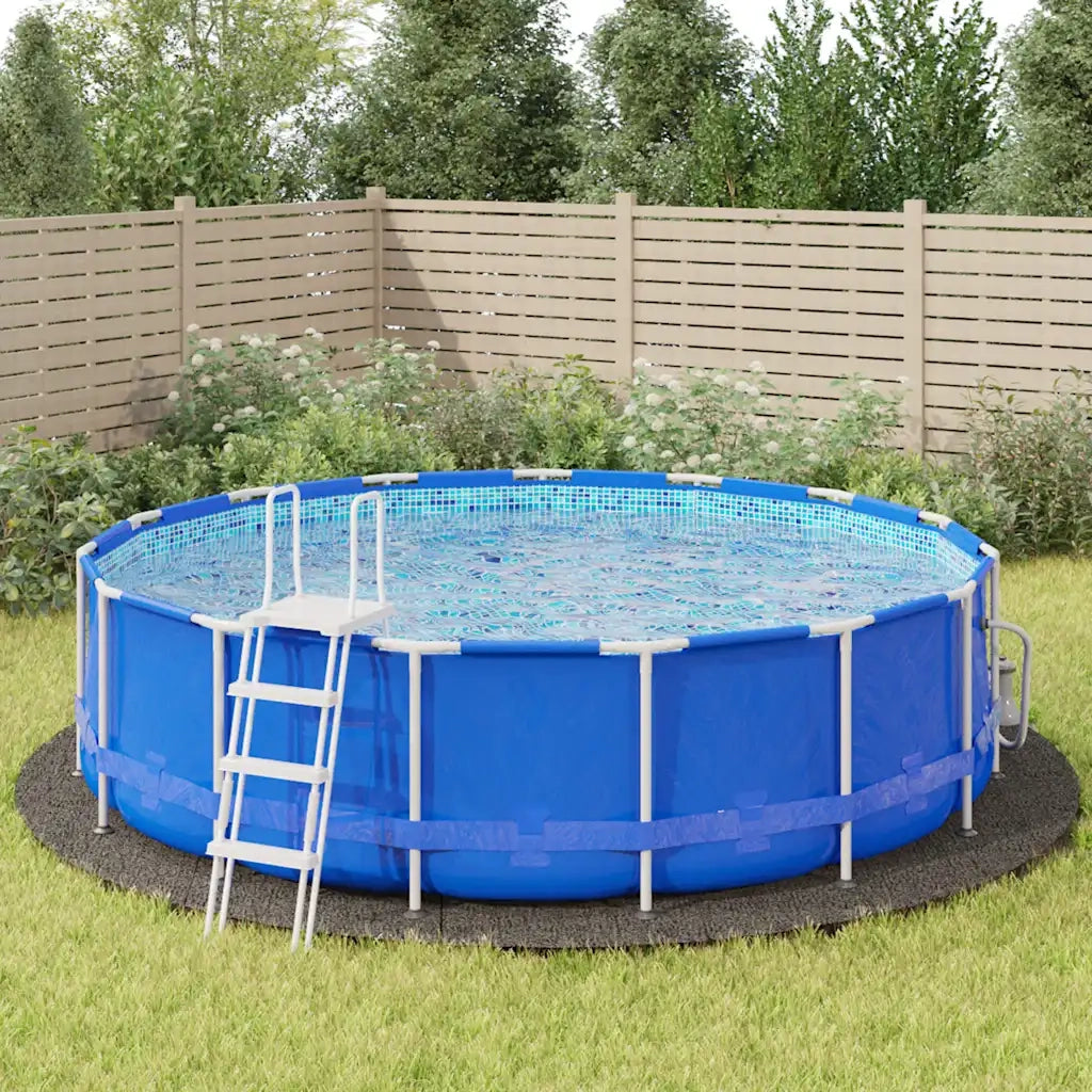 Telo Sotto Piscina Grigio Chiaro Ã˜550 cm Geotessile Poliestere
