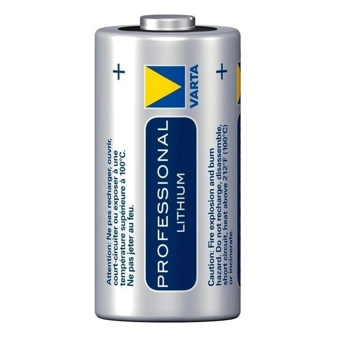 Varta CR123A-2 Professional Batteria Monouso CR123A Litio 3V 1600 mAh 2 pz colore Blu Argento
