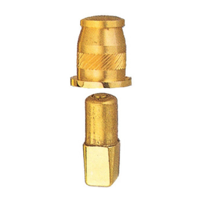 PILETTA A SFERA P/PORTA A VENTO OTTONE LUCIDO
