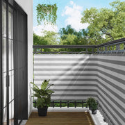 Schermo da balcone Grigio chiaro e bianco 110 x 600 cm 42030952