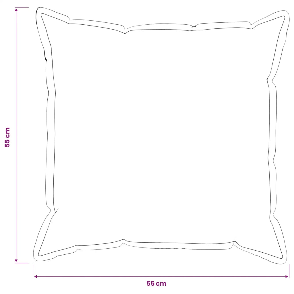 Federa 6 pcs HOUTEN Grigio Chiaro 55 x 55 cm Bouclé 920440