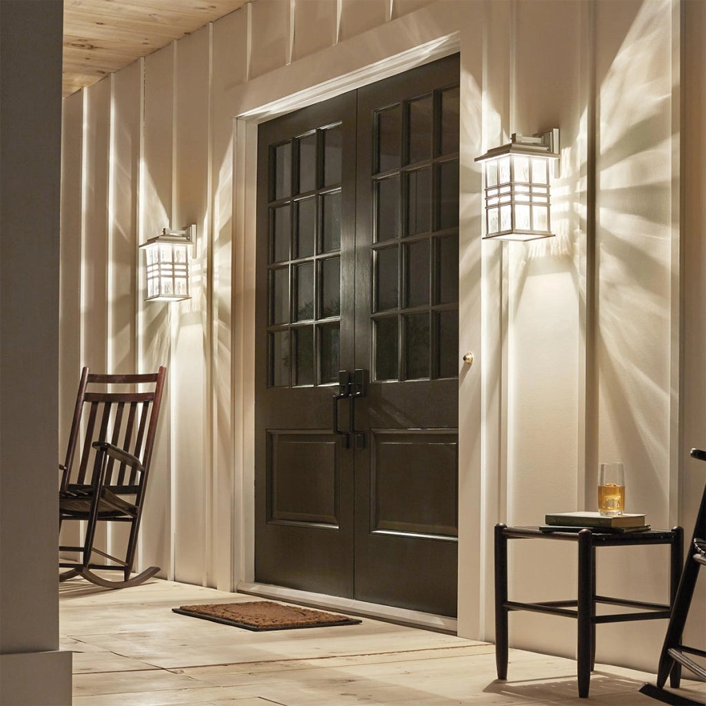 Applique esterna bianca E27 60W Beacon Square Kichler