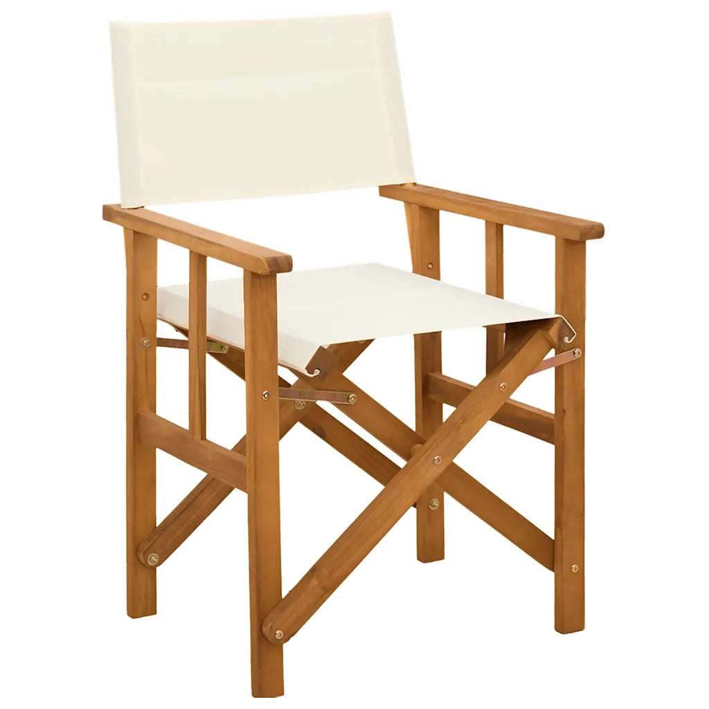 Sedia da Regista in Legno Massello di Acacia 45596