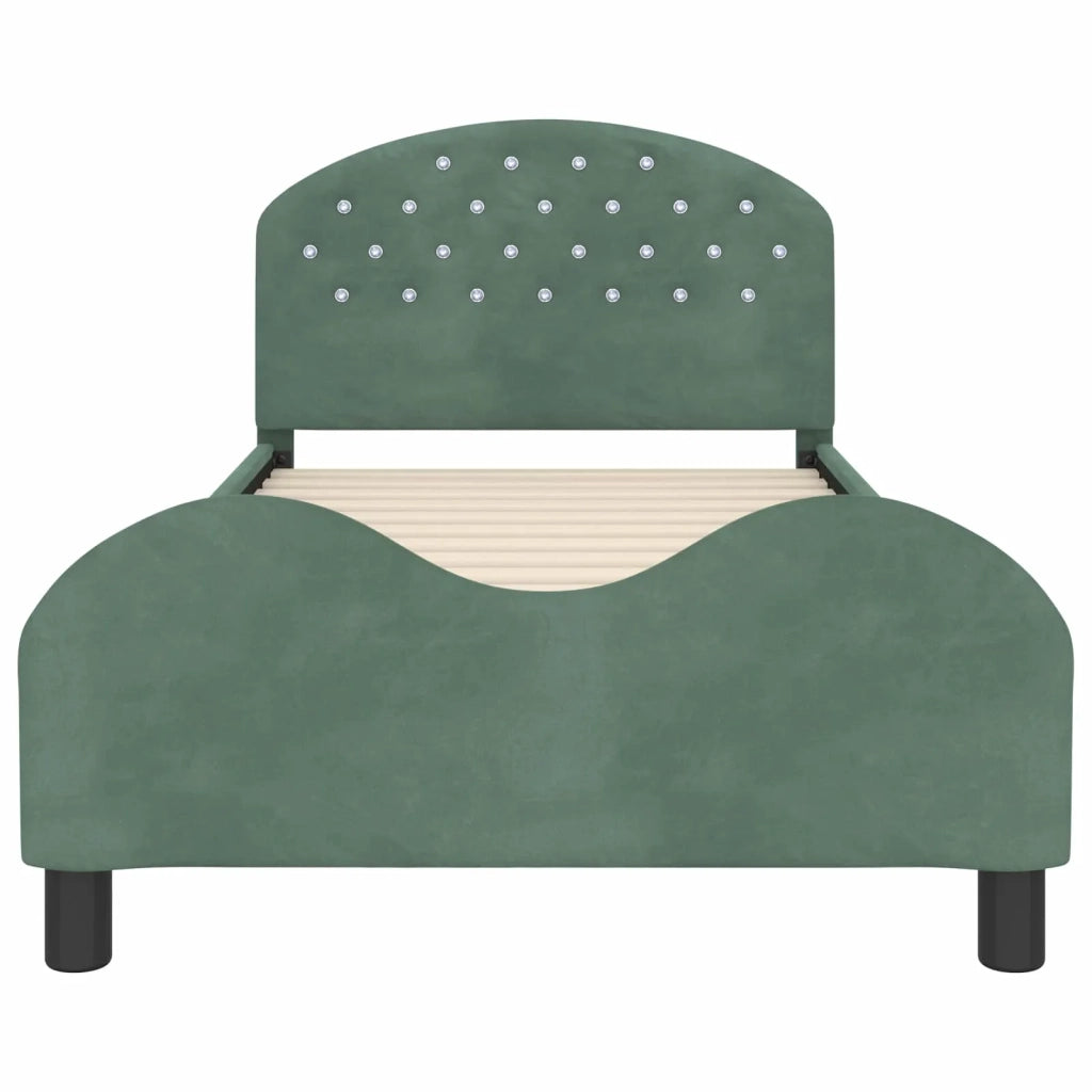 Struttura letto bambini con testata-Giroletto per bambini Verde Mare 80 x 200 cm 900532