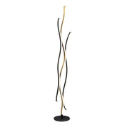 Lampada da terra LED Trio Blaze oro 28W CCT dimmer