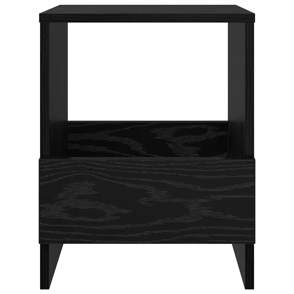 Scaffale per riviste Rovere Nero 35 x 30 x 45 cm 890970