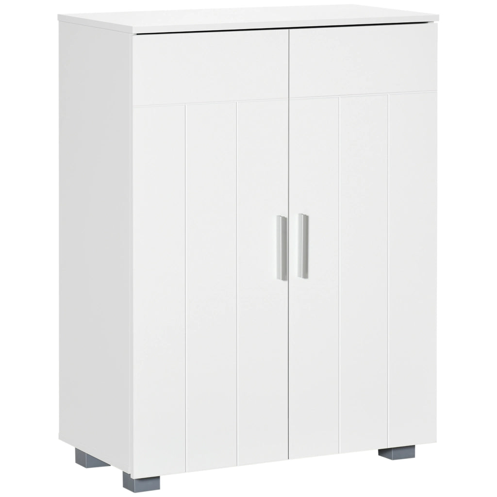 Mobile Bagno con Ante e Ripiani Regolabili ¨C Minimal ¨C 60x30x80 Bianco