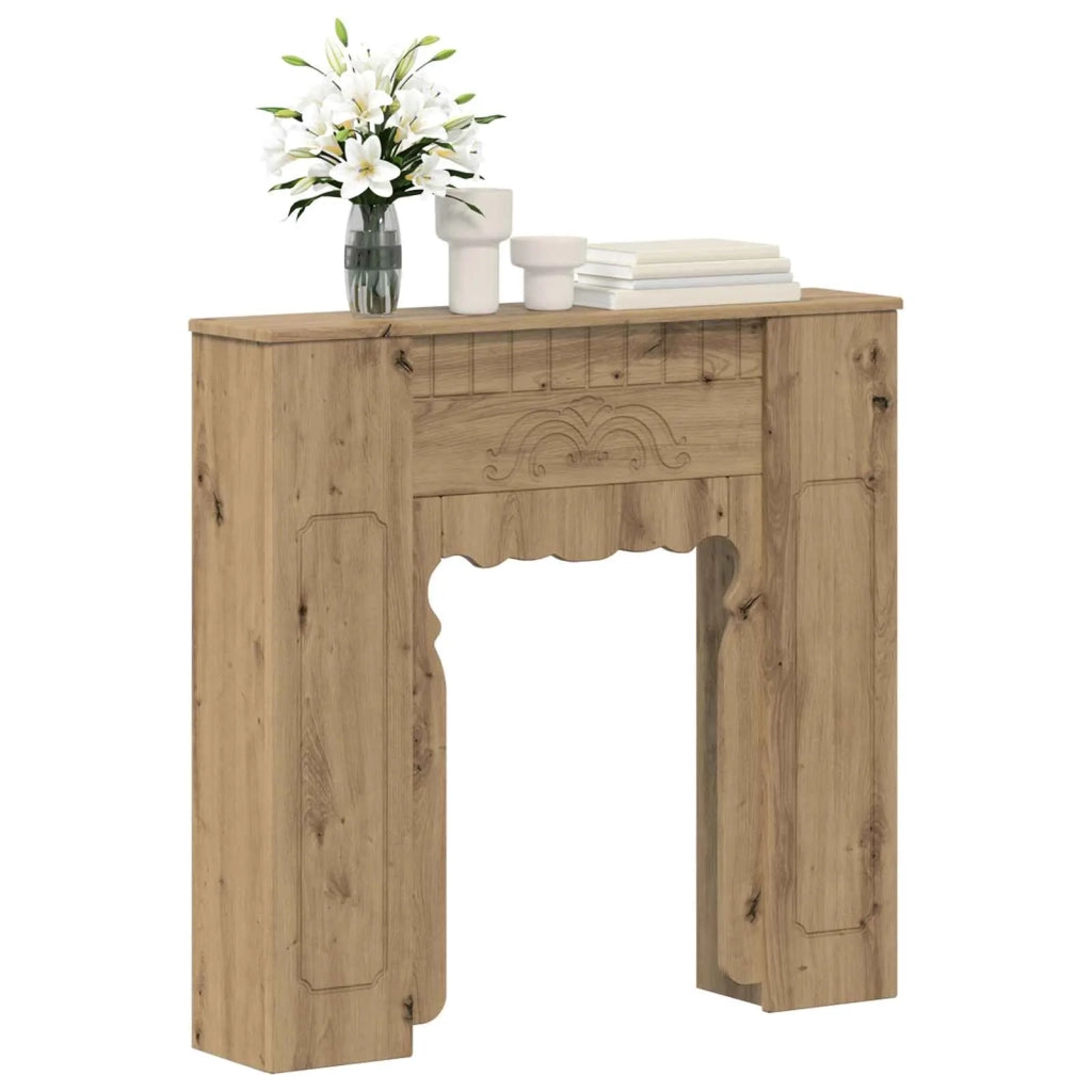 Cornice per camino Rovere Artigianale 93 x 20 x 89 cm 8006632