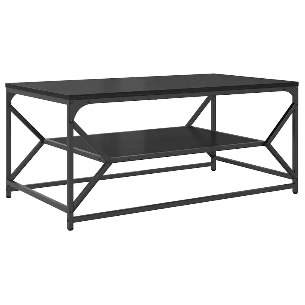 Tavolino da salotto Rovere Nero 90 x 50 x 40 cm 868231