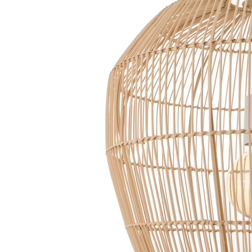 Lampada a sospensione bambù HAITI S E27 25W Nowodvorski