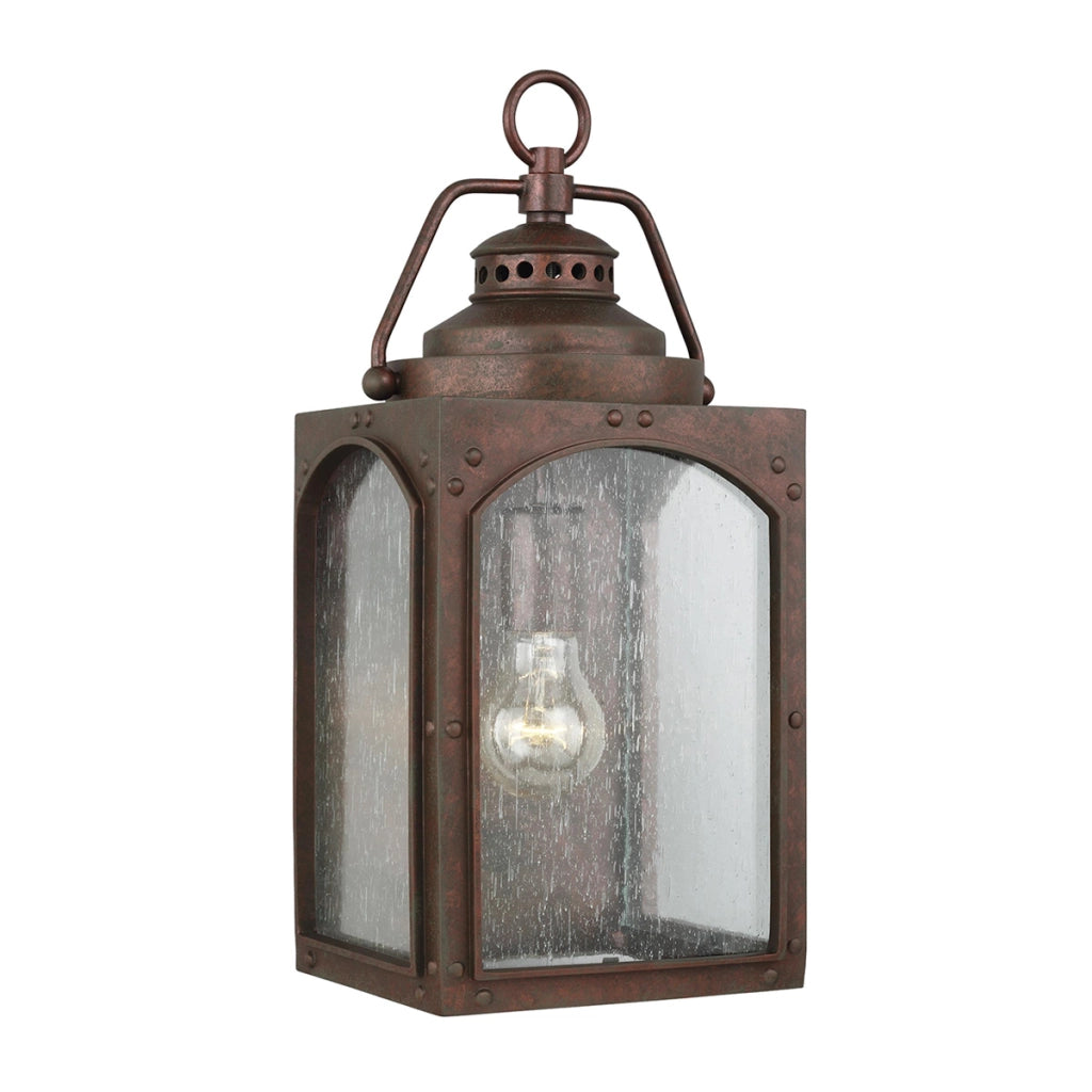 Applique esterna vintage E27 60W Randhurst Feiss rame