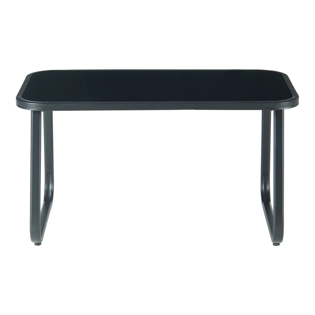 Set di mobili da giardino in acciaio nero da 4 pezzi 03_0009421