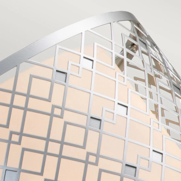 Lampada a sospensione Ziggy argento Ø40,6 2xE27 Elstead