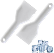 Sfregiatore per freezer in plastica - Sfregiatore per vetri auto - Design ergonomico - 2 pezzi - Materiale resistente