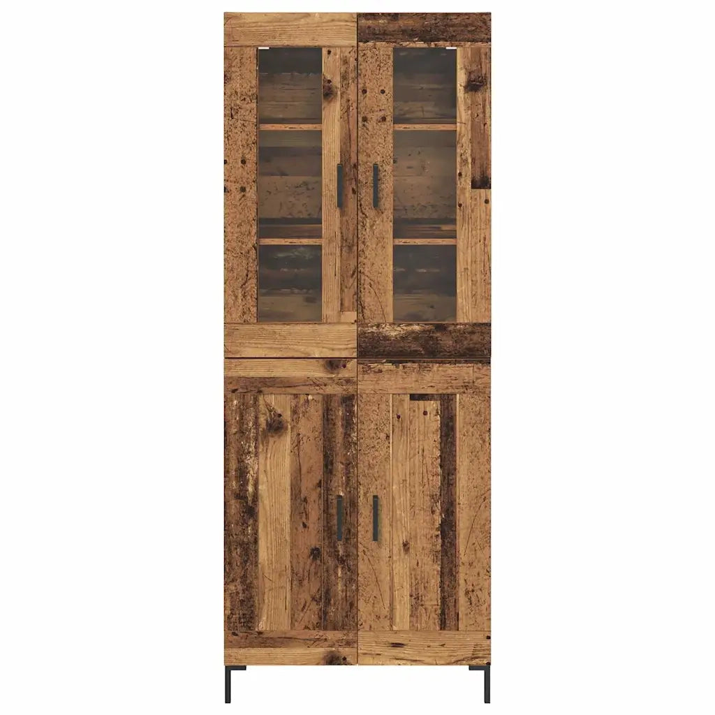 Credenza 2 pcs Legno vecchio Legno multistrato 3415654
