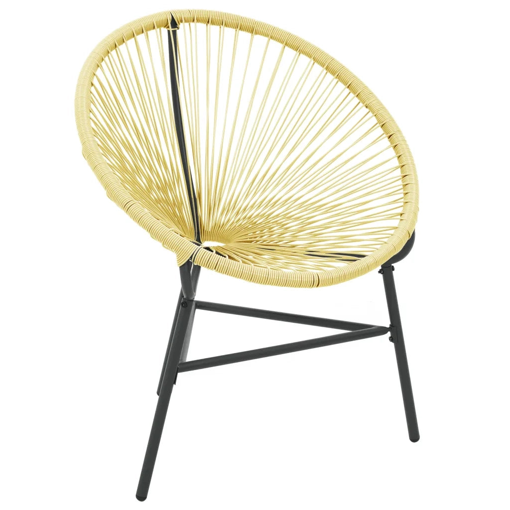 Sedia Acapulco da Giardino in Polyrattan Beige 313139