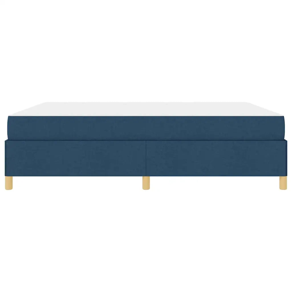 Struttura del letto con materasso Blu 180 x 200 cm Tessuto 3398961