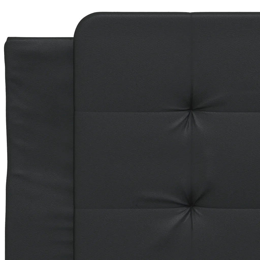 Giroletto senza Materasso Zadar Nero 90x200 cm in Similpelle